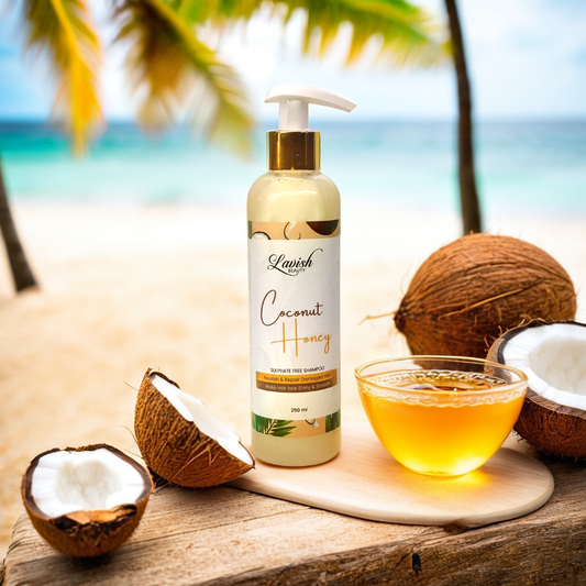 Coconut Honey Sulphate-Free Shampoo for Deep Hydration and Hair Repair